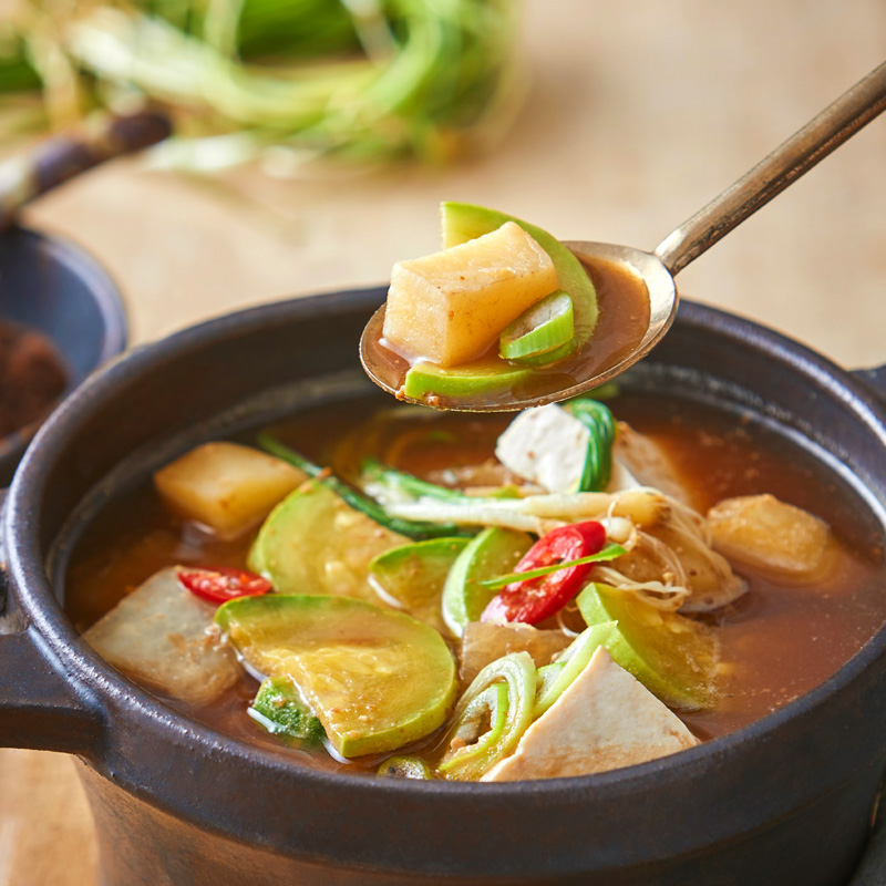 韩国进口清净园顺昌大酱500g韩式料理大酱汤专用东北黄豆酱味增汤 - 图1