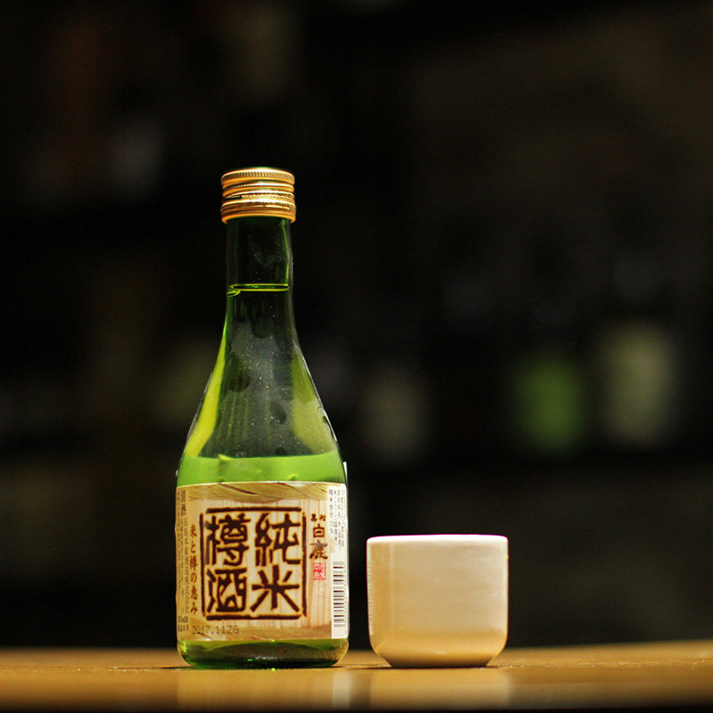 日本原装进口黑松白鹿清酒纯米樽酒300ml清酒