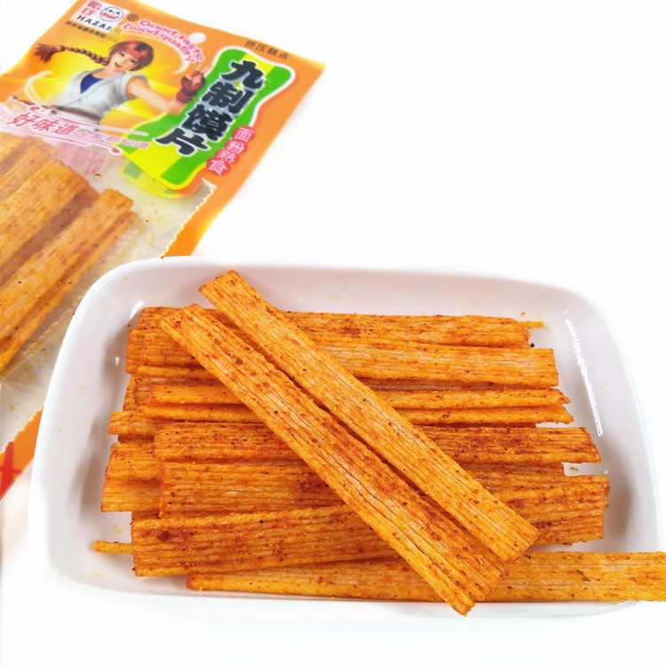 哈仔外婆臭干子 九制馍片 *20包 湖南特产辣条麻辣零食香辣面筋