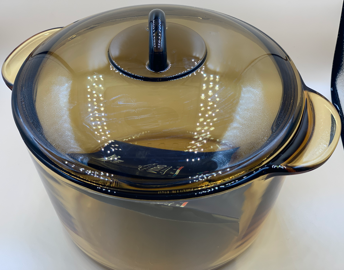 乐美雅琥珀中式玻璃炖锅晶彩汤煲锅明火烧锅进口炖锅