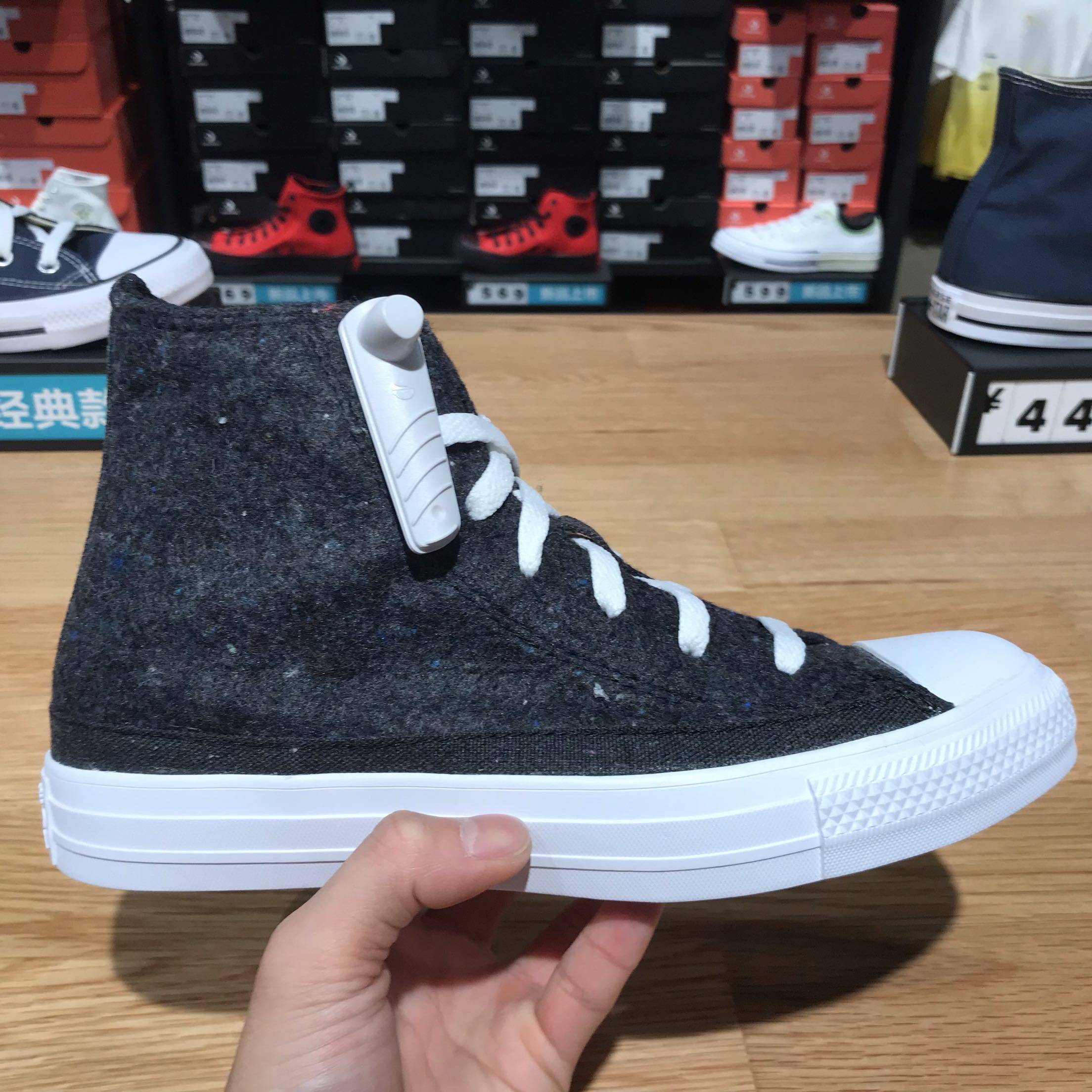 匡威新款renew环保材料系带allstar绒面高帮休闲板鞋