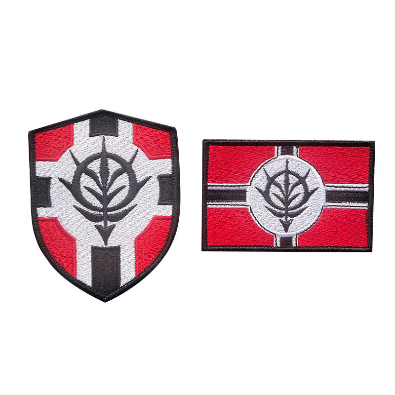 贴章单个包邮刺绣机动战士高达吉恩军旗士气魔术背包贴章