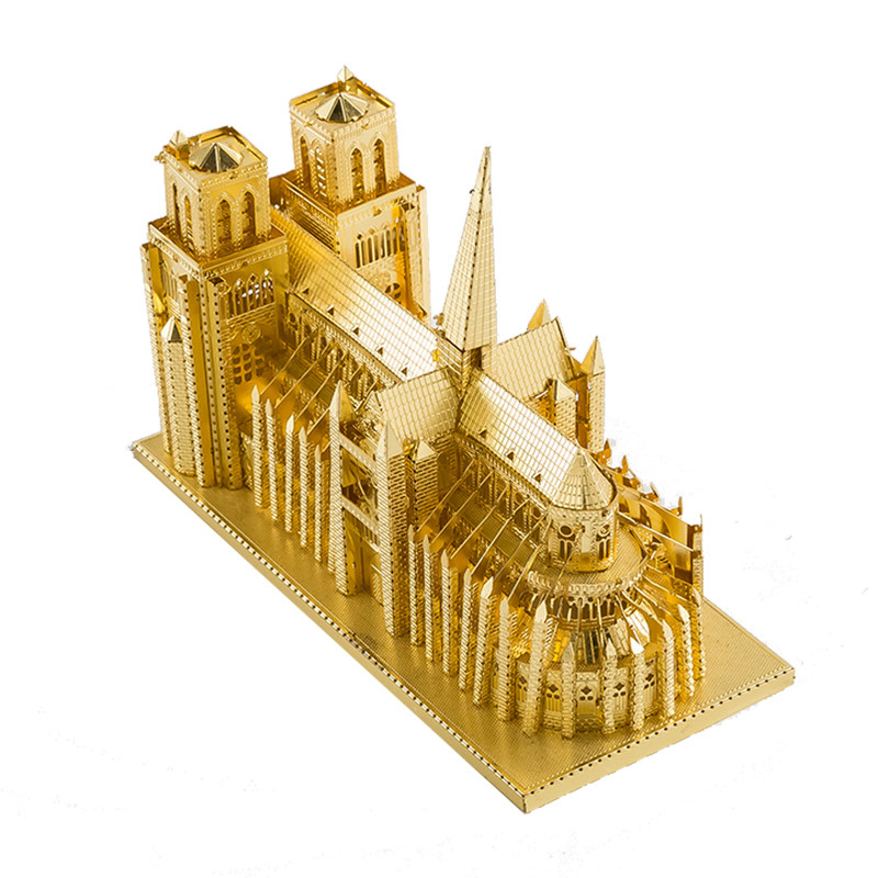 拼酷3d金属拼图建筑拼装模型滕王阁黄鹤楼创意礼物男成人益智玩具