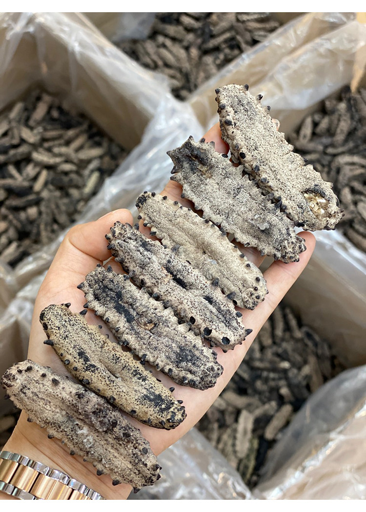 10-15头野生淡干南美古巴刺参 海参干货正品孕妇术后滋补散装250g