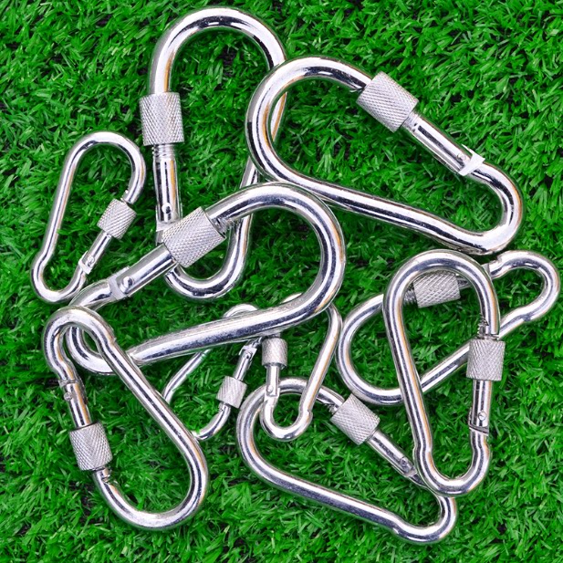 挂钩国标安全保险扣自锁钢登山消防弹簧钩狗挂扣