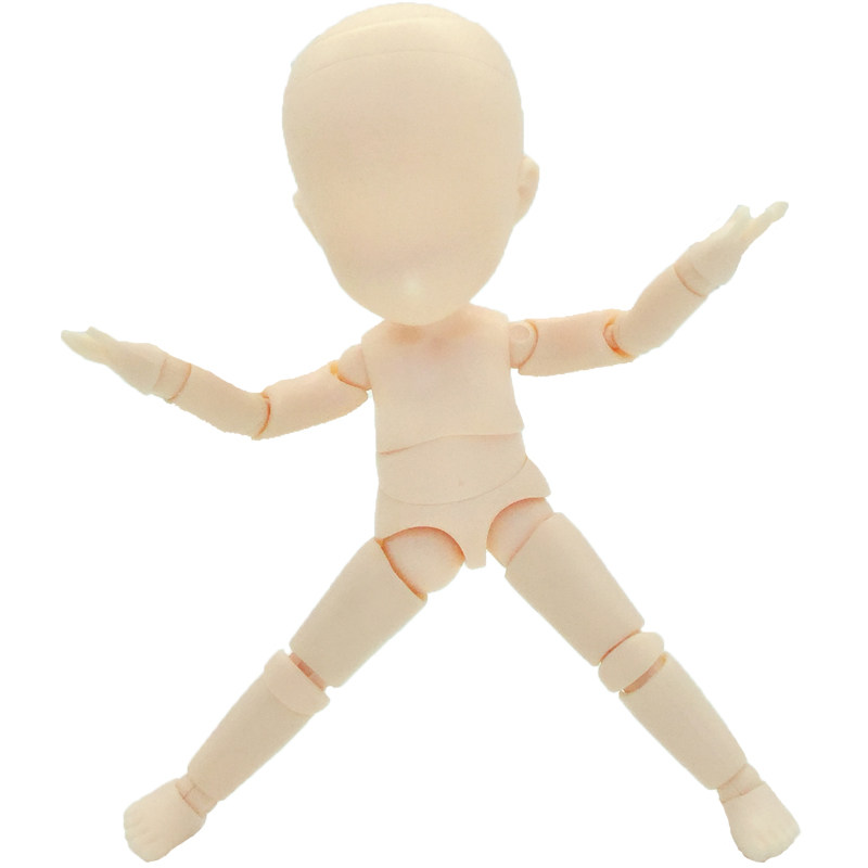 国产人偶粘土gsc可接手办模型人体娃娃ob11潮玩盲盒