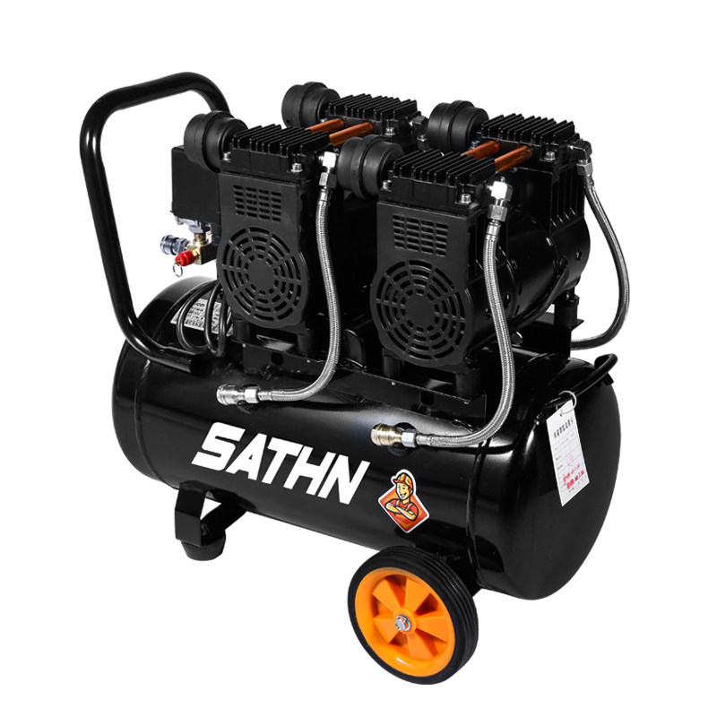 气泵静音空压机小型高压空气压缩机木工喷漆220v牙科冲气泵