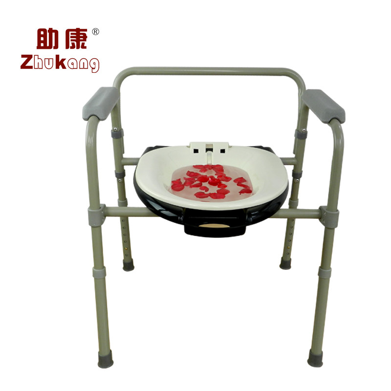 助康坐浴椅套装 孕产妇免下蹲坐浴盆 老人清洗下身扶椅可折叠架子