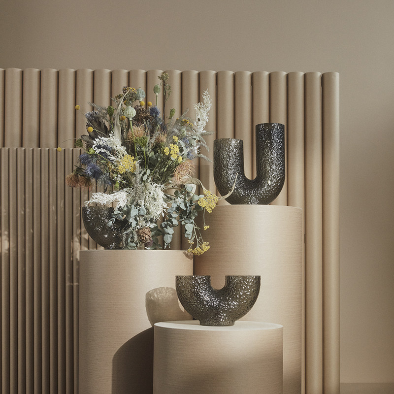 aytmarura系列几何水管造型玻璃花瓶花瓶