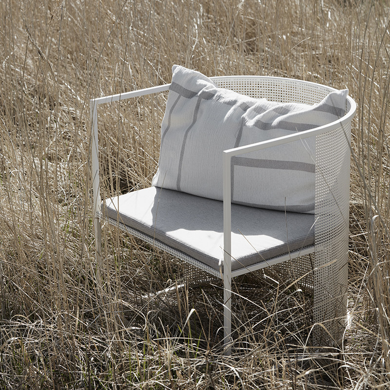 kristinabauhaus包豪斯系列户外花园金属金属网网眼多人休闲椅