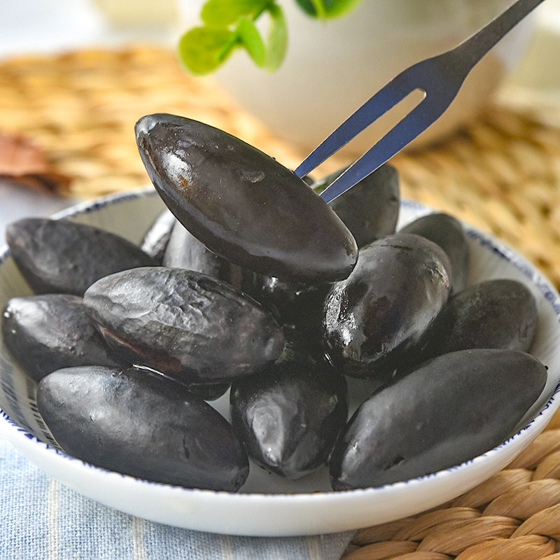 橄榄锦裕乌榄315g广东潮汕特产乌榄角即食下饭腌制