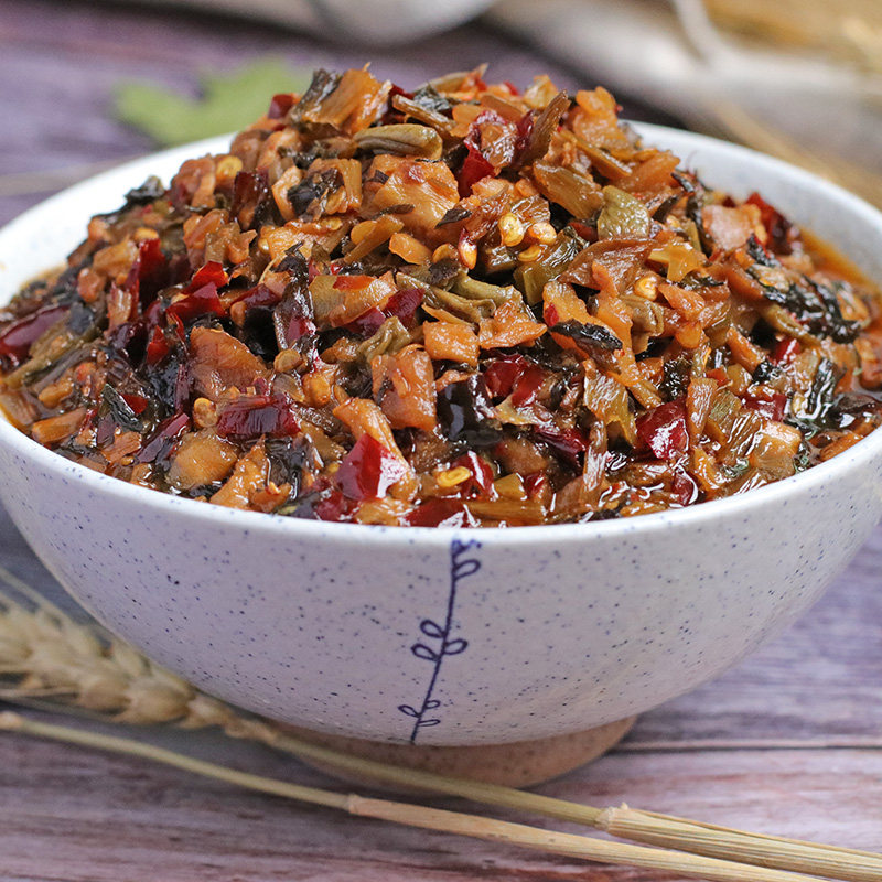 外婆菜下饭菜湖南湘西特产农家拌饭小菜香辣腌制