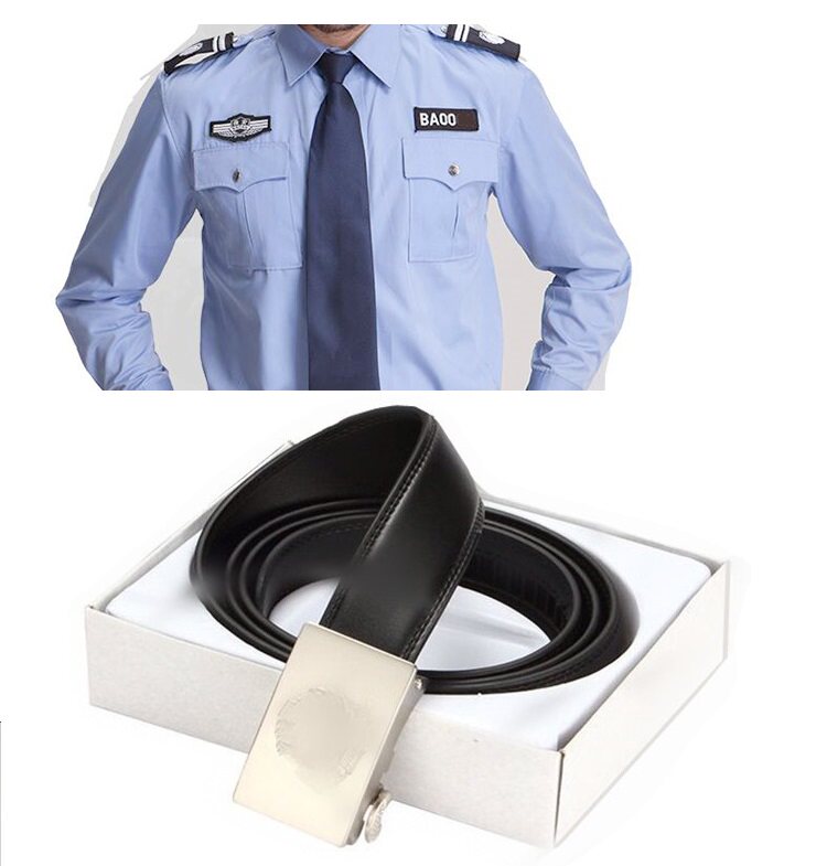 腰带皮带制式新款自动单位配发训非保安带宽腰带
