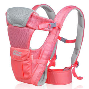 贝斯熊婴儿背带夏季透气多功能背袋背巾幼儿宝宝背带小孩抱袋 - 快乐