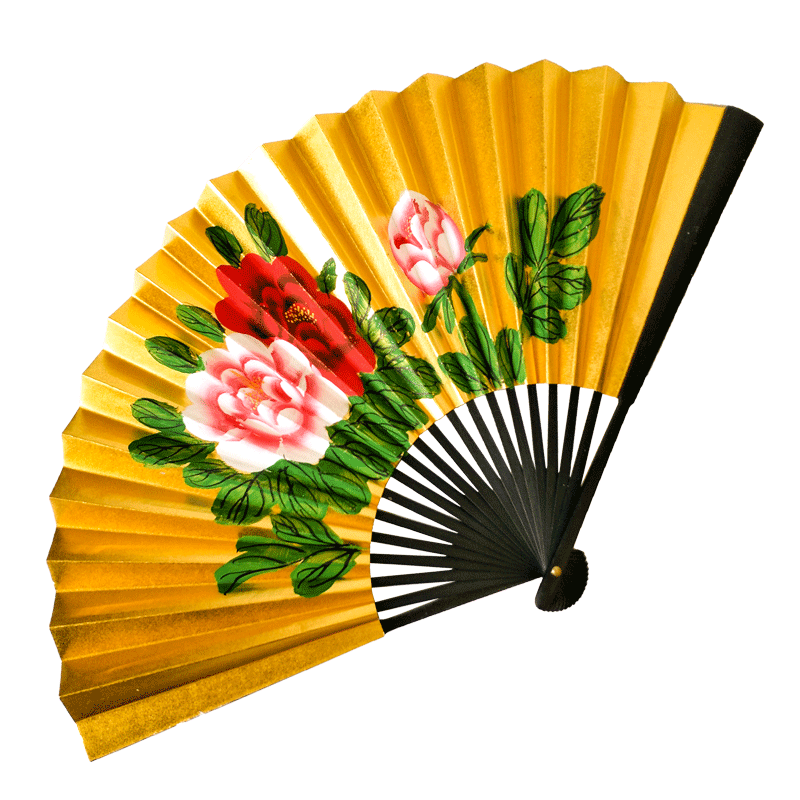 戏曲越剧扇子手绘金扇表演京剧贵妃醉酒戏剧扇子