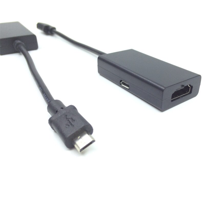 hdmimicro转接接线安卓手机microusb连接线micro5phdmi线