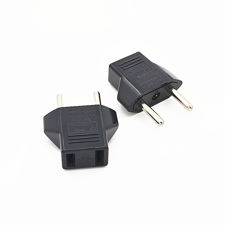 欧标转换插头欧洲旅游转换器国内二扁电器国外外用转换插头