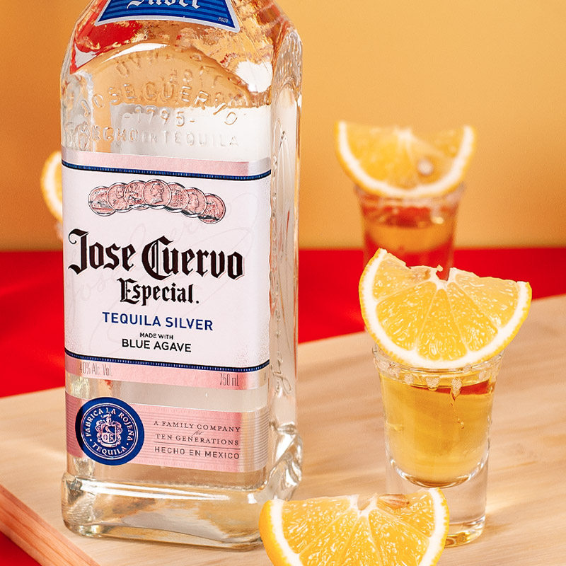 快活洋酒豪帅银标龙舌兰酒特基拉josecuervo龙舌兰