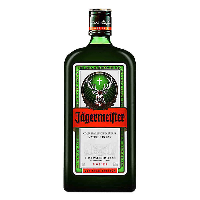 现货洋酒德国进口野格圣鹿利口酒力娇鸡尾烈酒jagermeister700ml