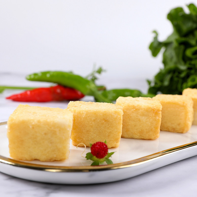 馋猫生鲜鳕鱼豆腐230g1袋10个火锅冒菜海鲜鱼丸