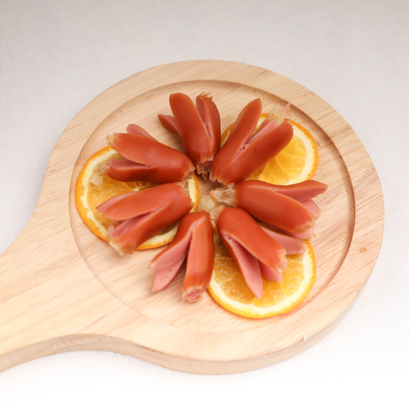 开花脆皮180g烟熏小脆香肠一口一个火锅串串香肠