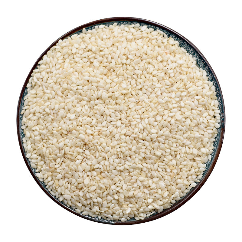 白芝麻生500克 特级农家脱皮白芝麻仁去皮散装烧烤免洗5斤