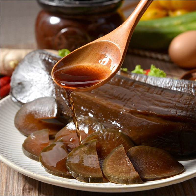 特产山东宝烨羊口虾油萝卜咸菜280g腌制泡菜腌制