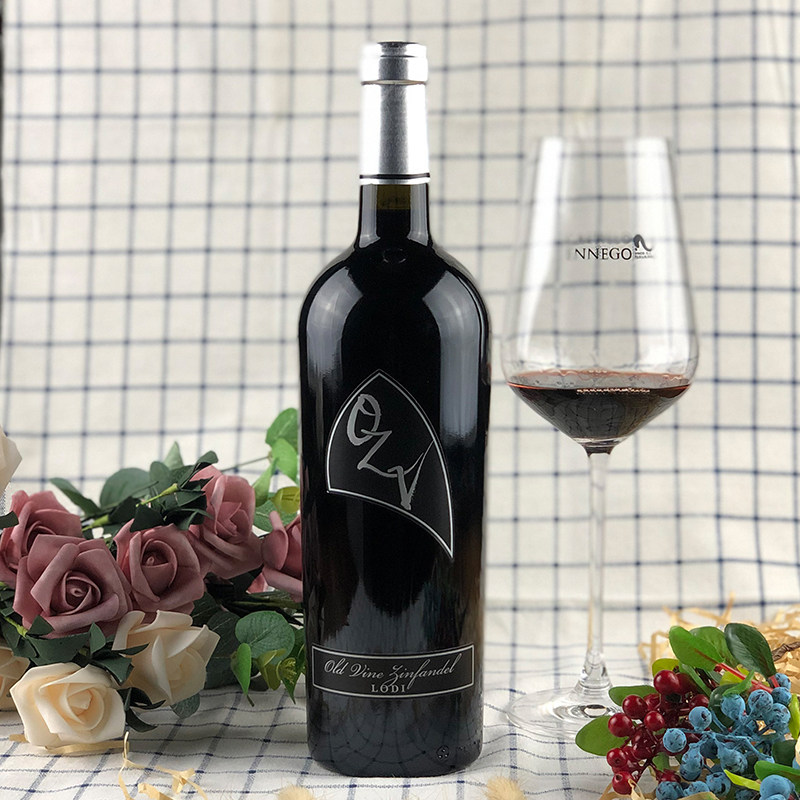 美国加州洛迪ozv美仙粉黛红葡萄酒750ml单支原进口干红静态葡萄酒