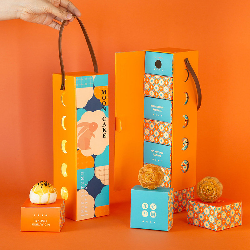 20228粒装盒子冰皮网红高档中秋蛋黄礼盒定制点心包装盒