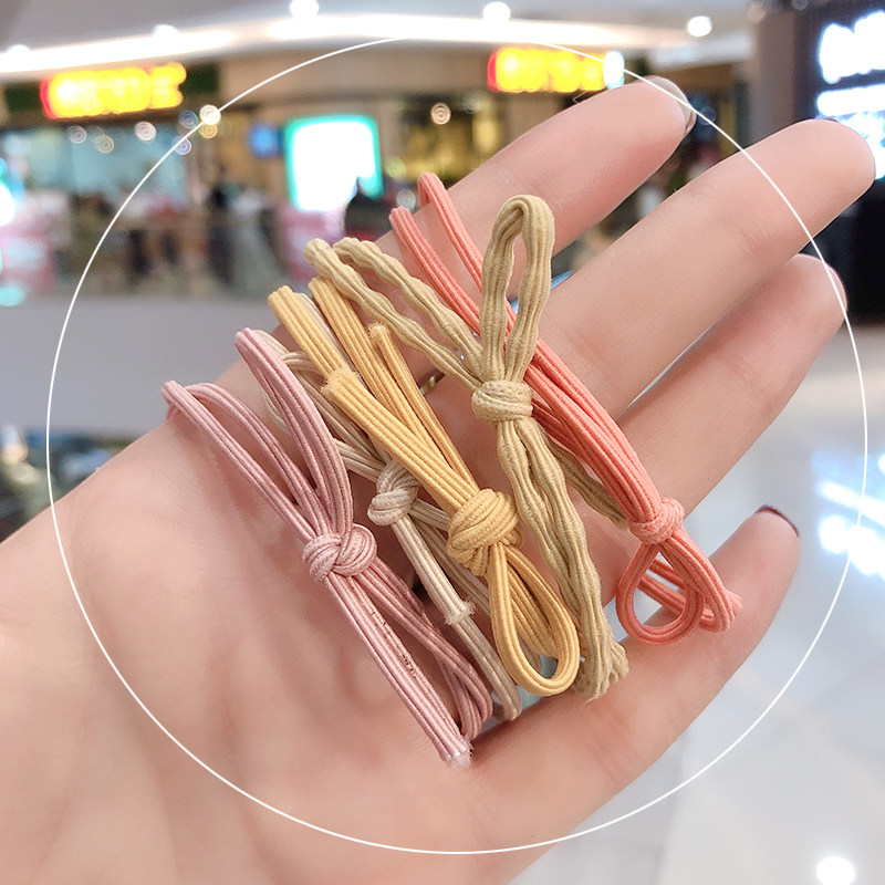 扎头发皮筋头绳女简约韩版发绳可爱ins网红森系橡皮筋发圈头饰品