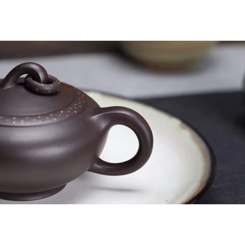 宜兴宜兴紫砂紫砂壶茶具名家国工艺师王红娟手工原矿暖酒机