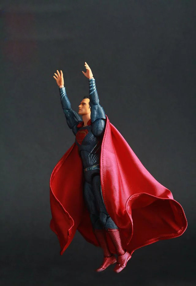 mafex模型手办人偶可动关节披风超人联盟正义潮玩盲盒