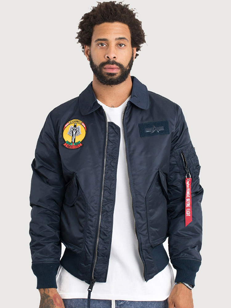 alpha阿尔法工业45p巡航飞行夹克男女修身防寒夹克