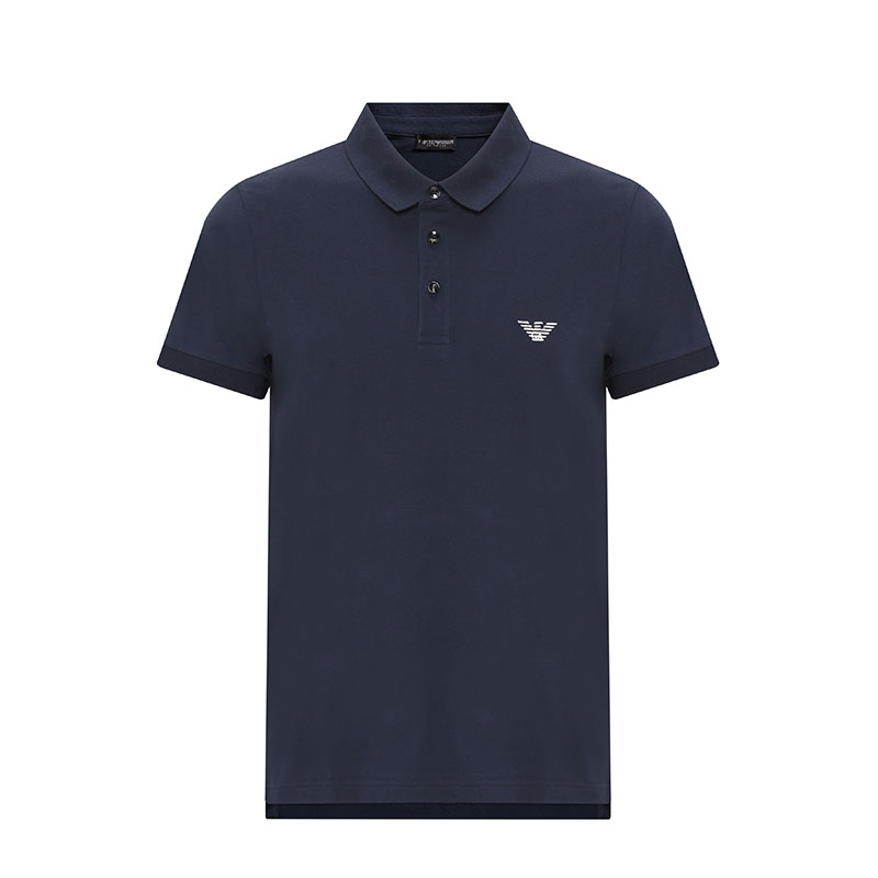 EMPORIO ARMANI/阿玛尼22年夏季新品男士商务短袖POLO衫大牌男装