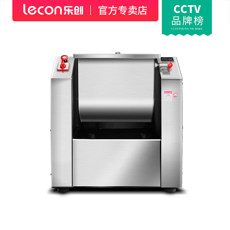 面机乐创和面机商用揉面搅拌不锈钢15公斤25公斤鲜奶商用厨师机