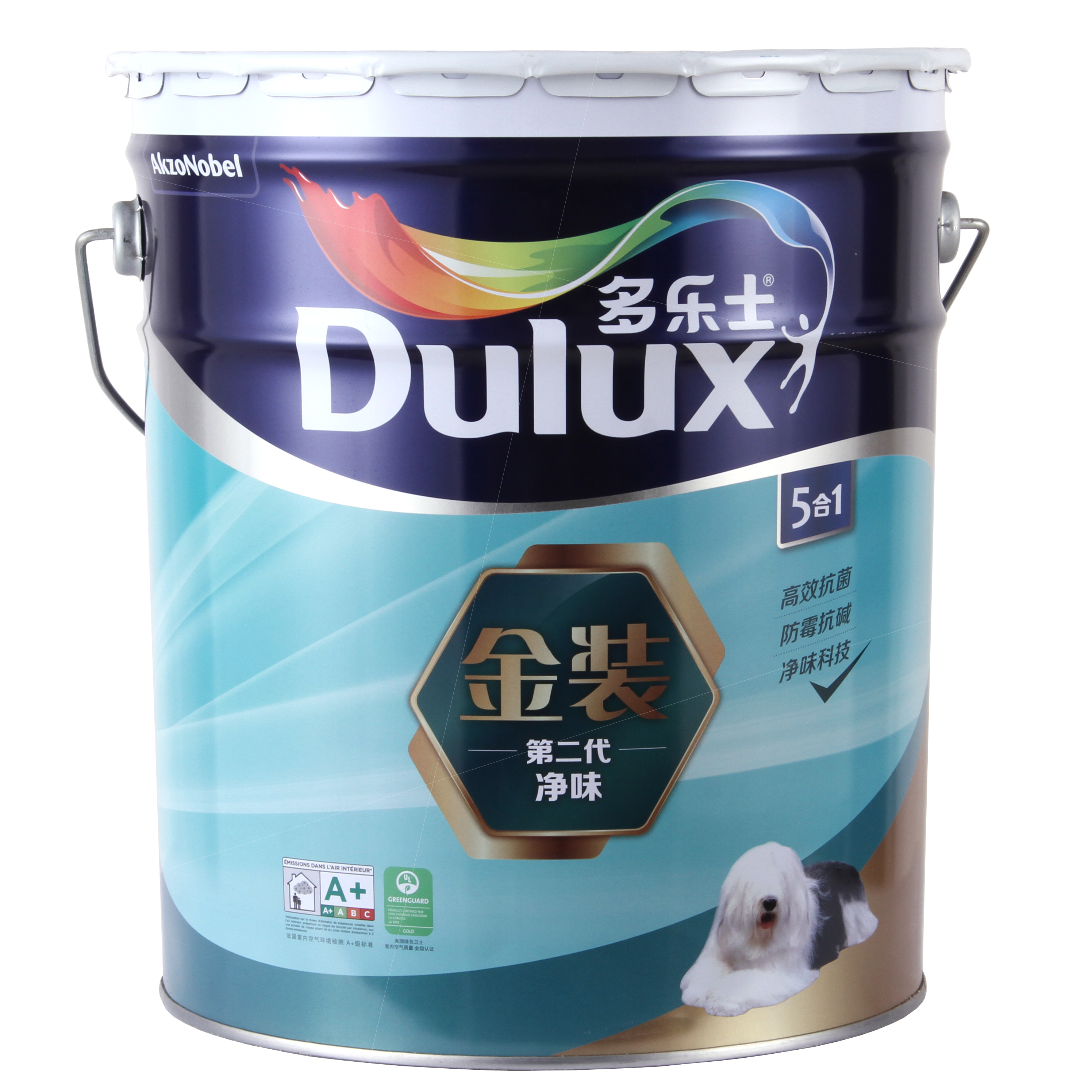 多乐士面漆乳胶漆环保a8151套餐金装内墙合一五合内墙乳胶漆