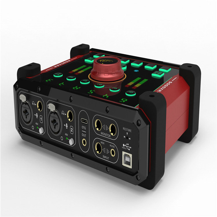 晟鸣5000xr外置歌声声卡主播直播唱歌混响手机声卡