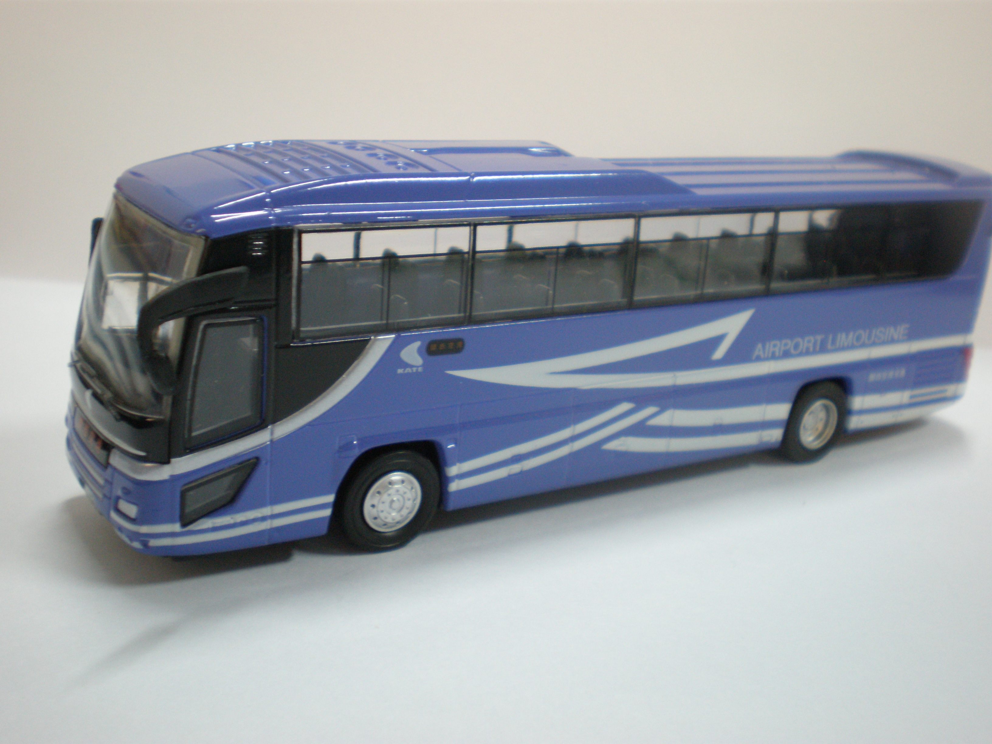 现货巴士客车模型合金日野玩具车关西机场日本车模