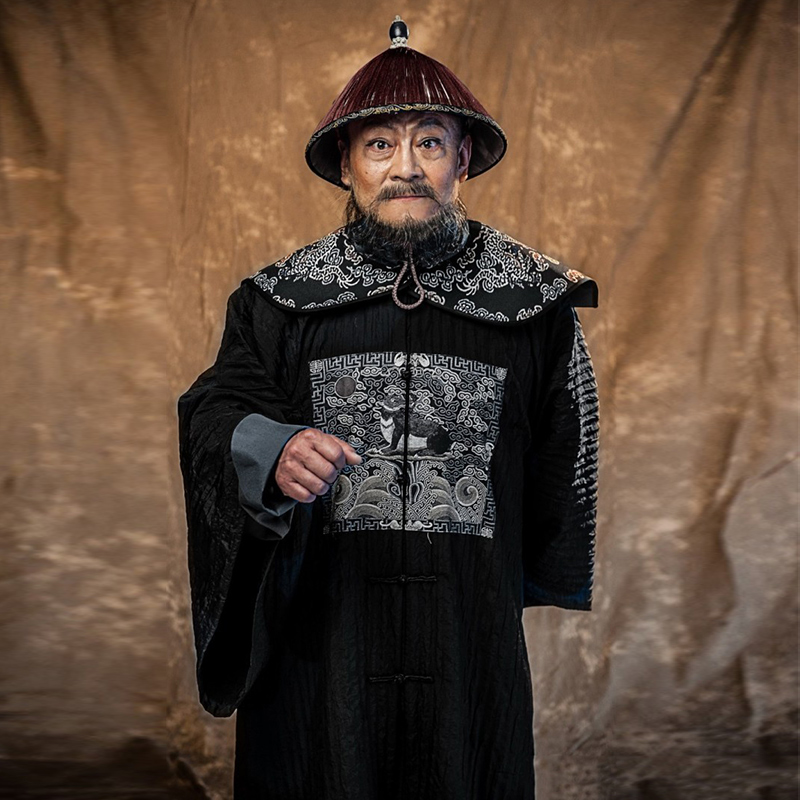 影视装清朝大臣服补服清朝男古装朝服王爷古装文官武官古装演出服