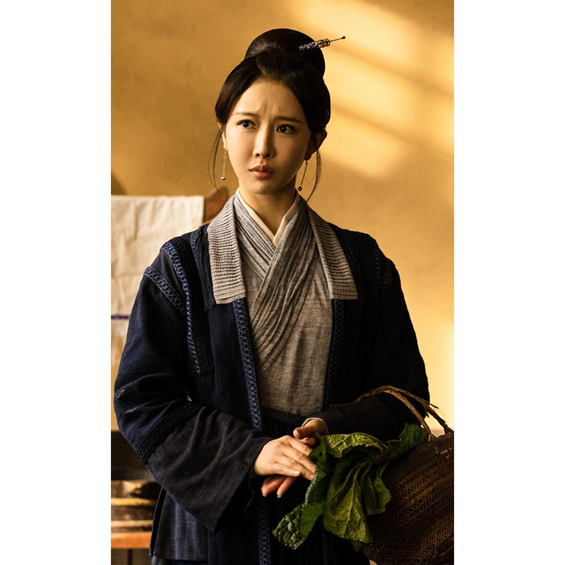 古装影视唐朝宋朝明朝女仆仆人女士棉麻群演民族服装