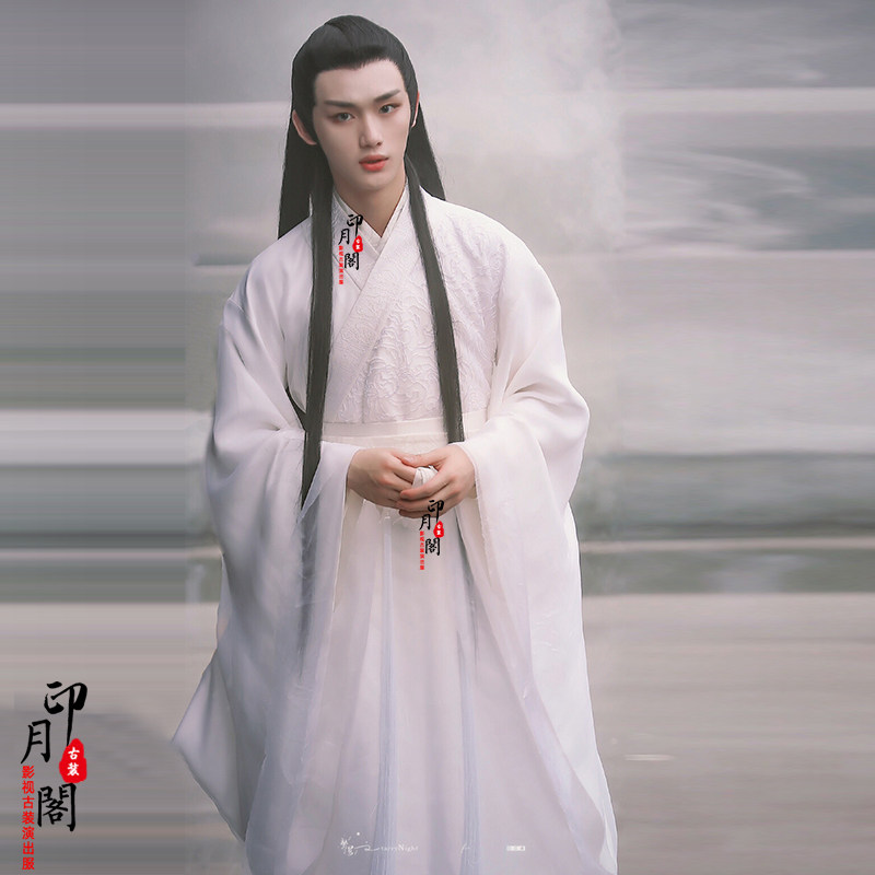 影视视同古装男士汉服飘逸武侠仙侠服剑客服民族服装