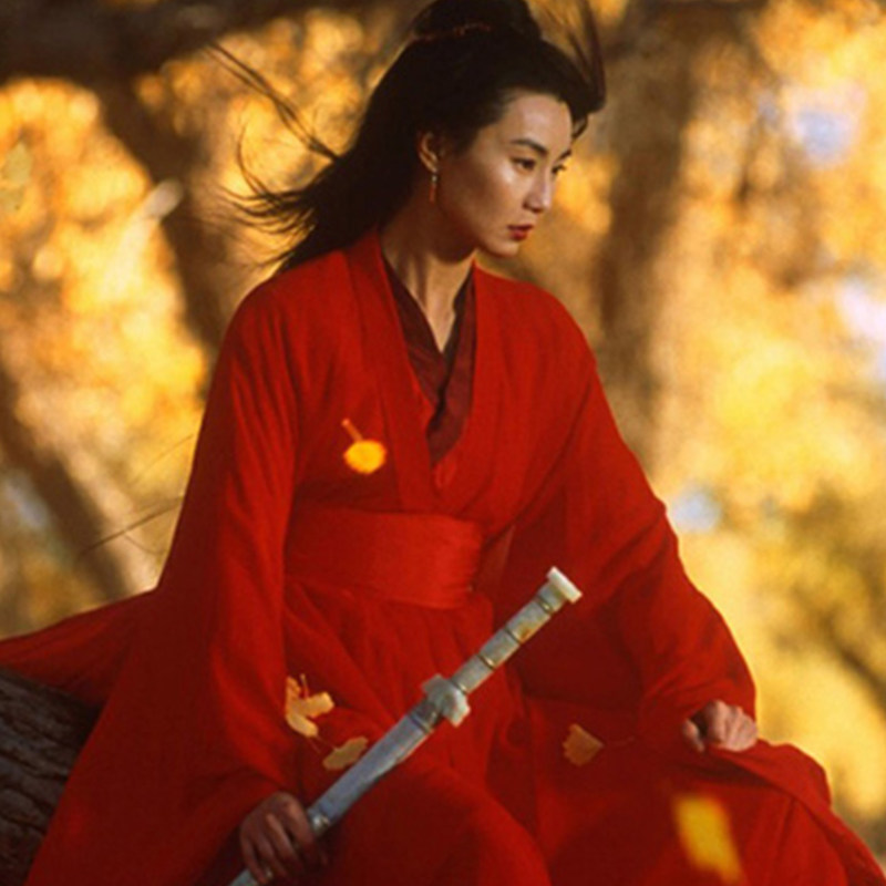 古装影视英雄张曼玉梁朝伟同款棉麻武侠沙漠女侠民族服装