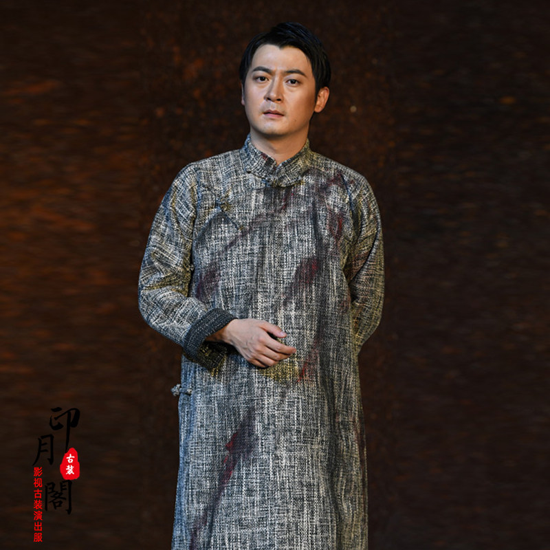 古装影视民国男士长衫长袍相声马褂主持人少爷民族服装