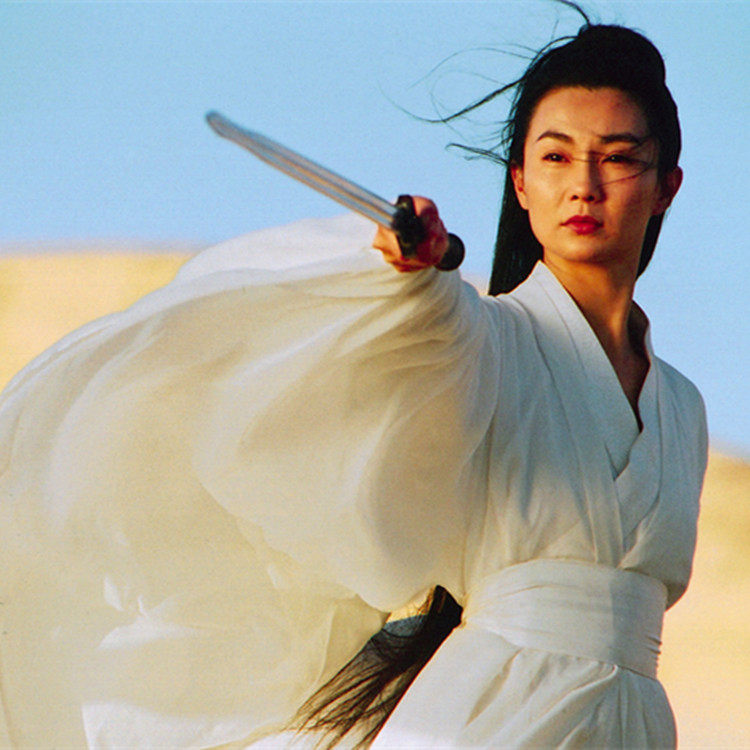 古装影视英雄张曼玉同款飘逸女侠男士侠客客服民族服装