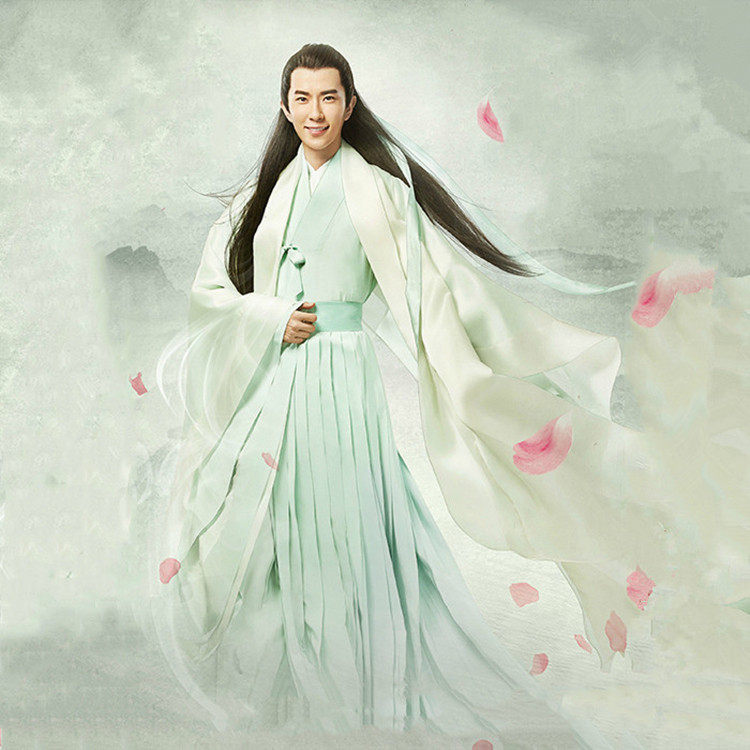 古装影视三生三世白真同仙侠武侠侠客客服演出服男汉民族服装