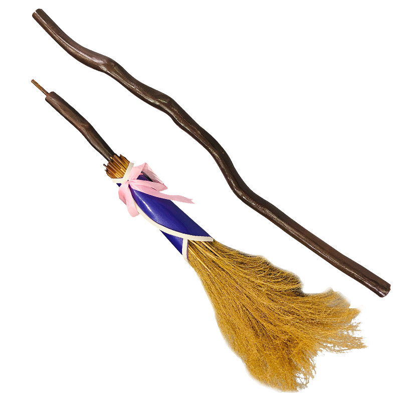 魔女之旅蕾娜cos道具扫把法杖配饰胸针徽章cosplay配件