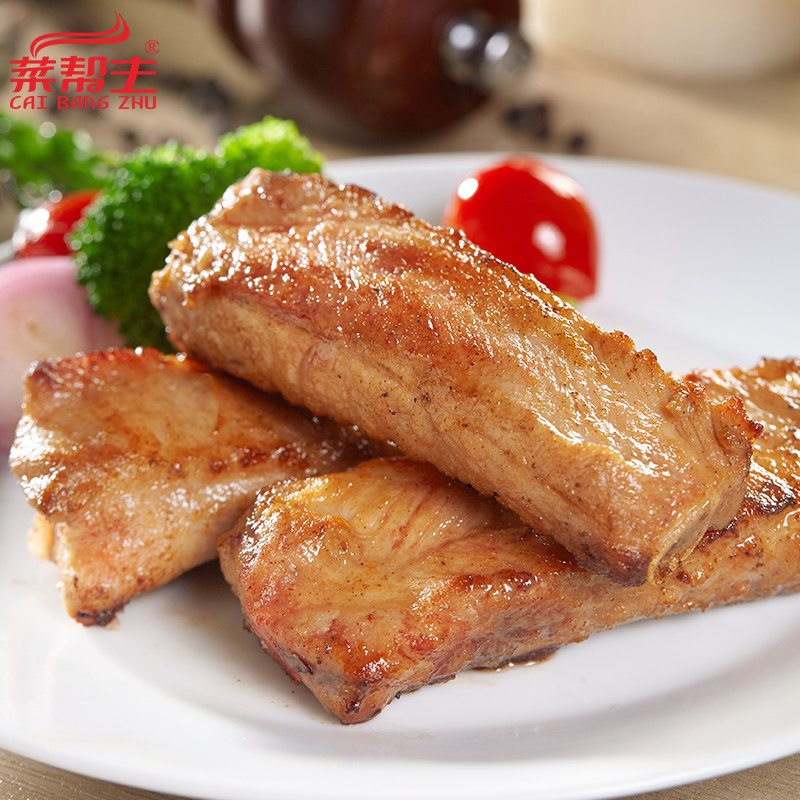 猪排菜帮美食煎炸制品品生食品调制家庭帮主猪排