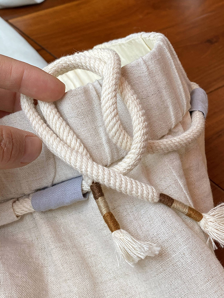 夏天就要清爽！慵懒范衣橱Bi备透气棉麻宽松舒适中国风男休闲裤夏