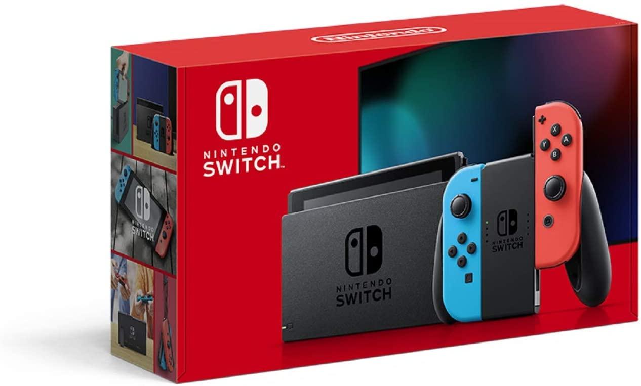 日版直邮任天堂switch红蓝主机游戏机续航升级版动森套游戏掌机