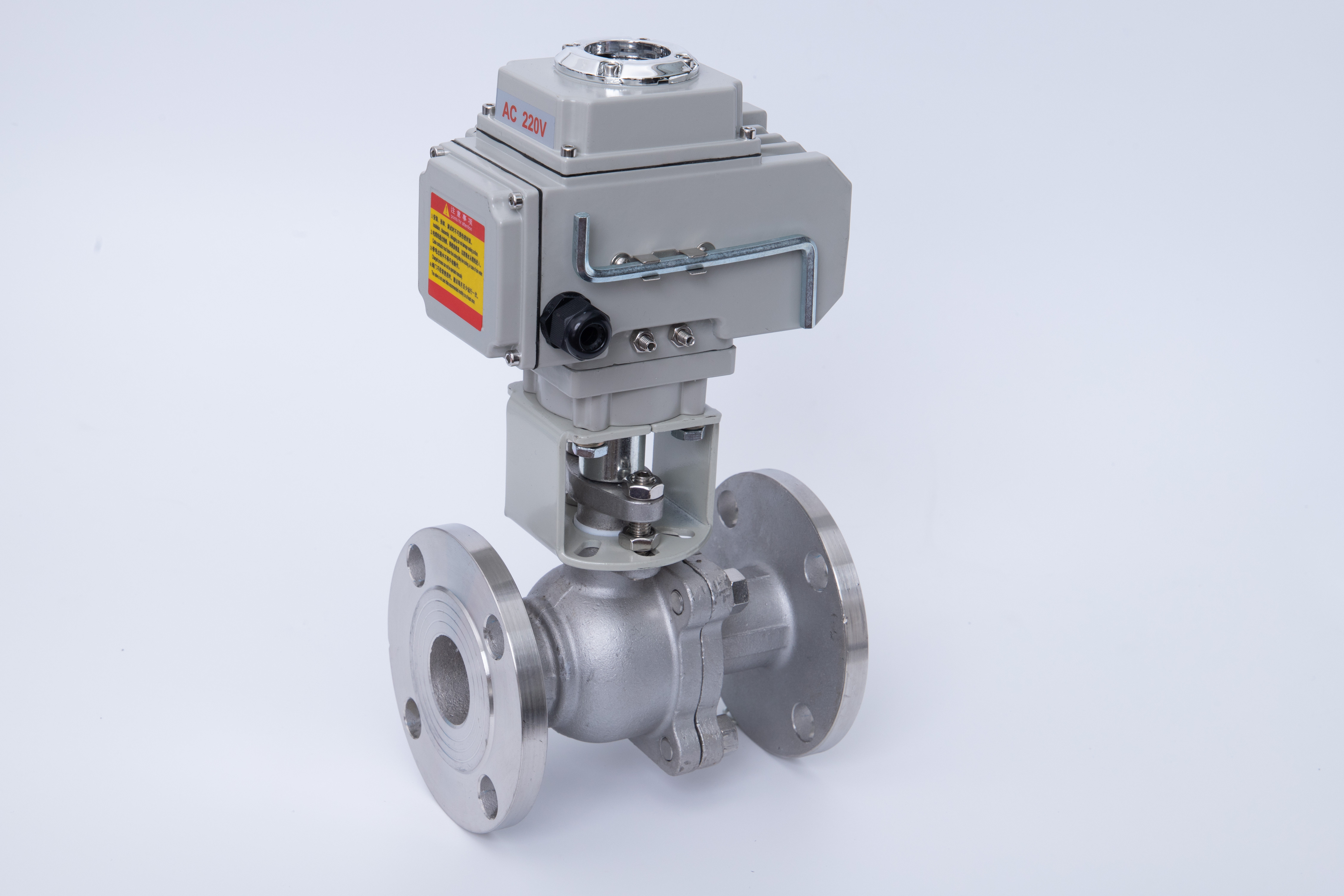 球阀q941f16p电动不锈钢铸钢法兰高温蒸汽切断dn15200球阀